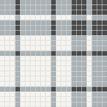 Soho Plaid Dawn Blend, Mosaic | Ceramic Wall & Floor Tile by Tesoro