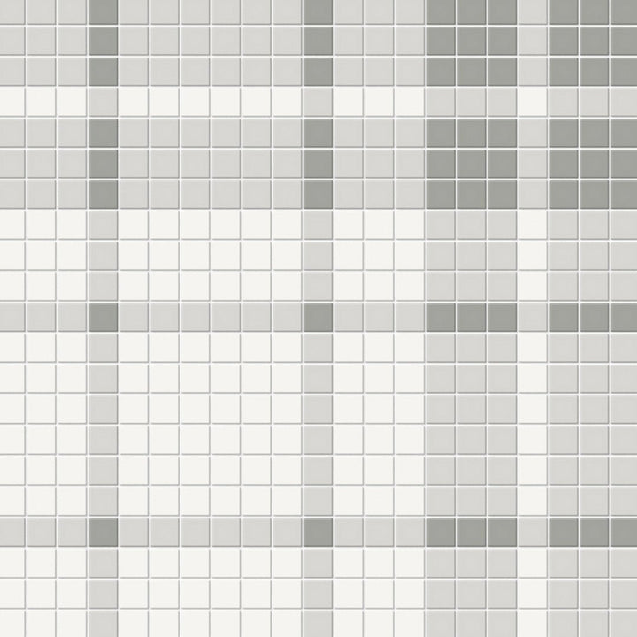 Soho Plaid Evening Blend, Mosaic | Ceramic Wall & Floor Tile by Tesoro