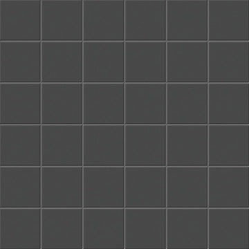 Soho Retro Black Matte, 2" x 2" Ceramic Tile | Wall & Floor Tile