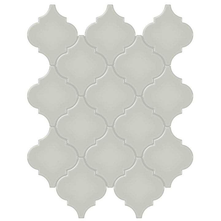 Soho Soft Sage, Arabesque | Ceramic Bathroom & Backsplash Tile