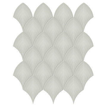 Soho Soft Sage, Scallop | Ceramic Bathroom & Kitchen Tile
