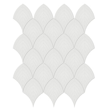 Soho Vintage Grey, Scallop | Ceramic Bathroom & Kitchen Tile