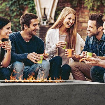 Prism Hardscapes Tavola 5 Fire Table | Outdoor Gas Fire Pit