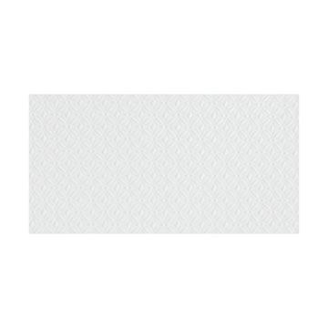 Terreno White Matte Bloom, 12" x 24" Ceramic Tile | Wall Tile