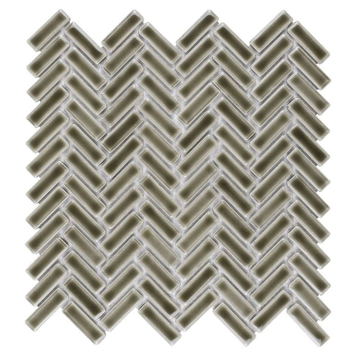 Tilt Plains, Herringbone | Anthology Ceramic Backsplash Tile