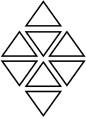 triangular tile icon