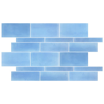 Tumbled Blue, Mixed Glass Tile | Artistry in Mosaics Pool Tile