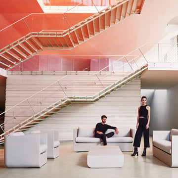 Ulm Lounge Chair | Modern Patio Furniture by Vondom - White