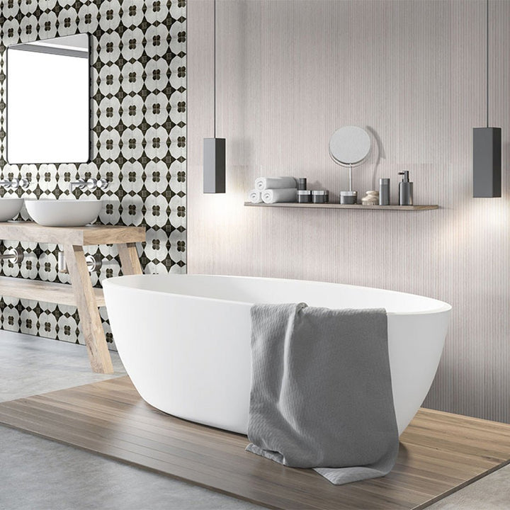 Urbanslat White, 16" x 48" Ceramic Tile | Large Format Backsplash Tile