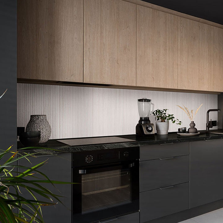 Urbanslat White, 16" x 48" Ceramic Tile | Large Format Backsplash Tile