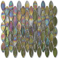 Tweed Domes, 2" x 7/8" - Glass Tile
