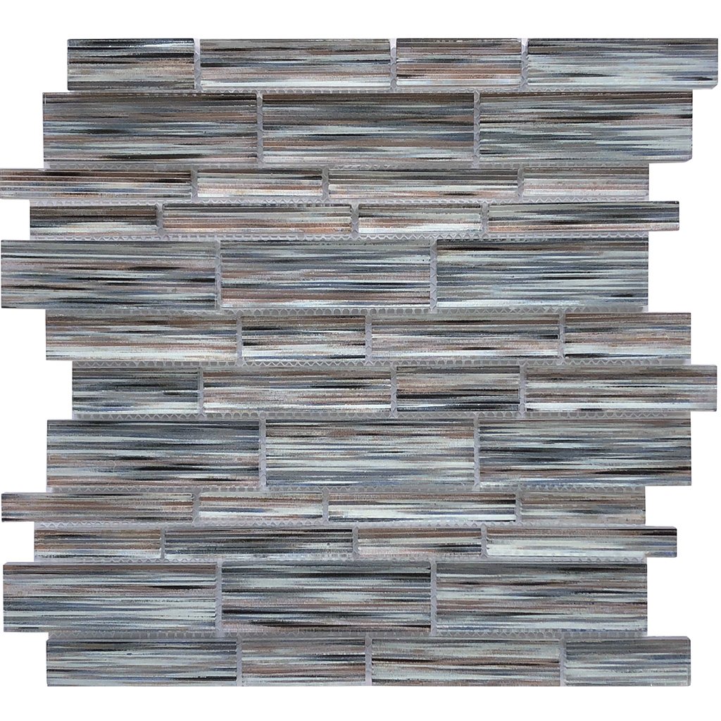Freeport, Linear Glass Tile AVEALTOFPMLMO Tesoro Mosaic Tile