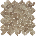 Sandy Beige, Random Mosaic - Glass Tile