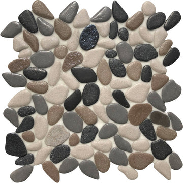 Southern Lakes, Random Mosaic | CETLIROSOUTHLAKE | Glass Pool Tile