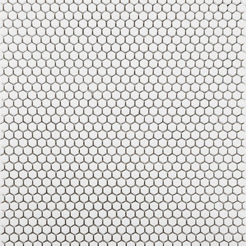 Cloud, Hexagon Mosaic Tile | GLSGEOSOLIDCLOU | Geometro Glass Tile