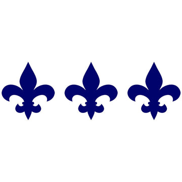 Tribal Fleur De Lis Step Marker - Black (Set of 3) | CM-FLS1-4BL | Pool Mosaic