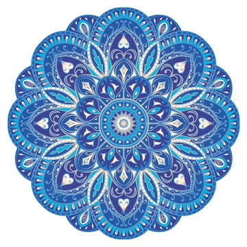 Crystal Sky Mandala Pool Mosaic