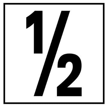 6" x 6" Smooth and Non-Skid Depth Markers | Safety Markers for Pools