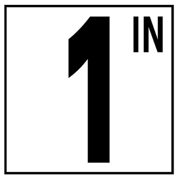 Custom Mosaics Depth Marker - Pool Mosaic