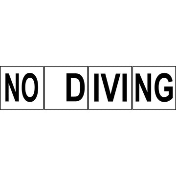 Smooth and Non-Skid Message Markers | Porcelain Markers for Pools