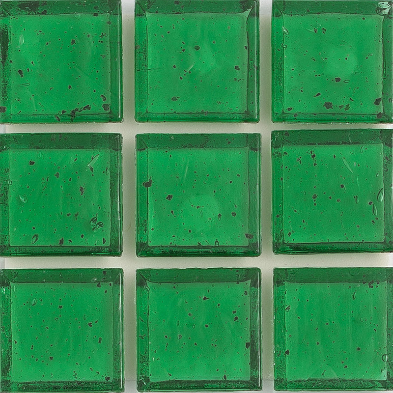 Emerald Clear 1x1 Glass Tile | E11.304.01S | American Glass Mosaics