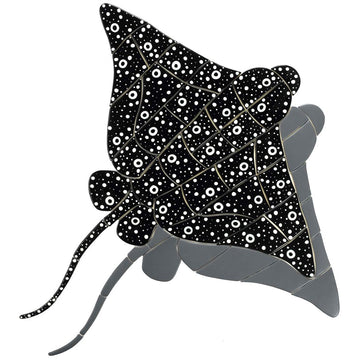 Eagle Ray with Shadow Pool Mosaic