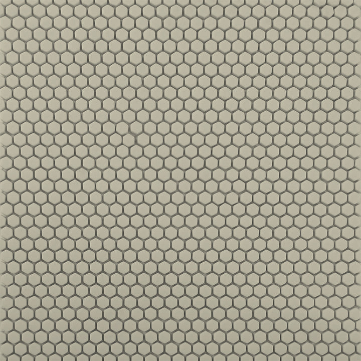 Flaxen, Hexagon Mosaic Tile | GLSGEOSOLIDFLAX | Geometro Glass Tile