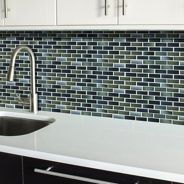 Captain Blue, 7/8" x 1-7/8" | GLASSTEL-13 | Fujiwa Porcelain Pool Tile