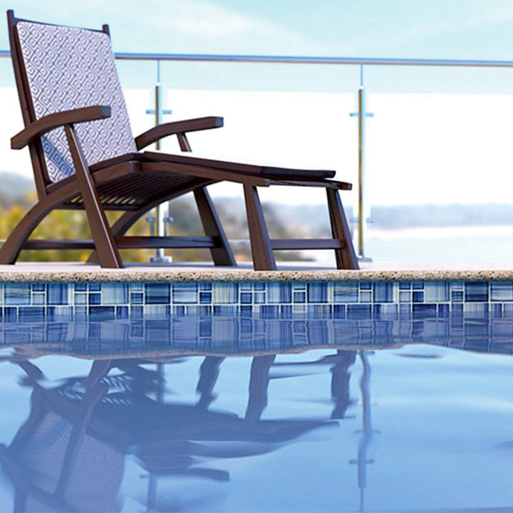 Outdoor pool tile by Artistry in Mosaics
