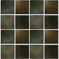 Misty Brown, 3" x 3" - Porcelain Pool Tile