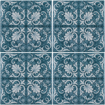 Maioliche 5, 6" x 6" Porcelain Pool Tile | CVLMAIOLICHE5 | Aquatica