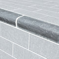 Gray, Trim 2" x 6" - Glass Tile
