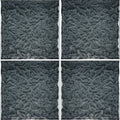 Black, 6" x 6" - Glass Tile