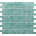 Aquamarine Natural, 3/4" x 1-5/8" - Glass Tile