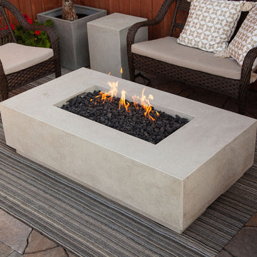 Prism Hardscapes Tavola 8 Fire Table | Outdoor Gas Fire Pit