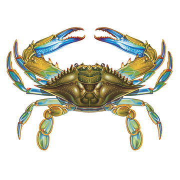 PORC-BC57 Blue Crab, 11"x8" Custom Mosaics