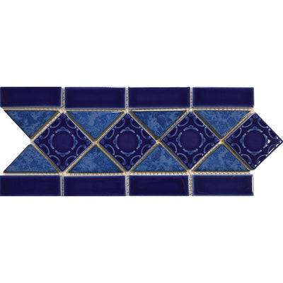 POWPLL435SPT Aquatica Pacific Blue, 6" x 13" - Porcelain Pool Tile