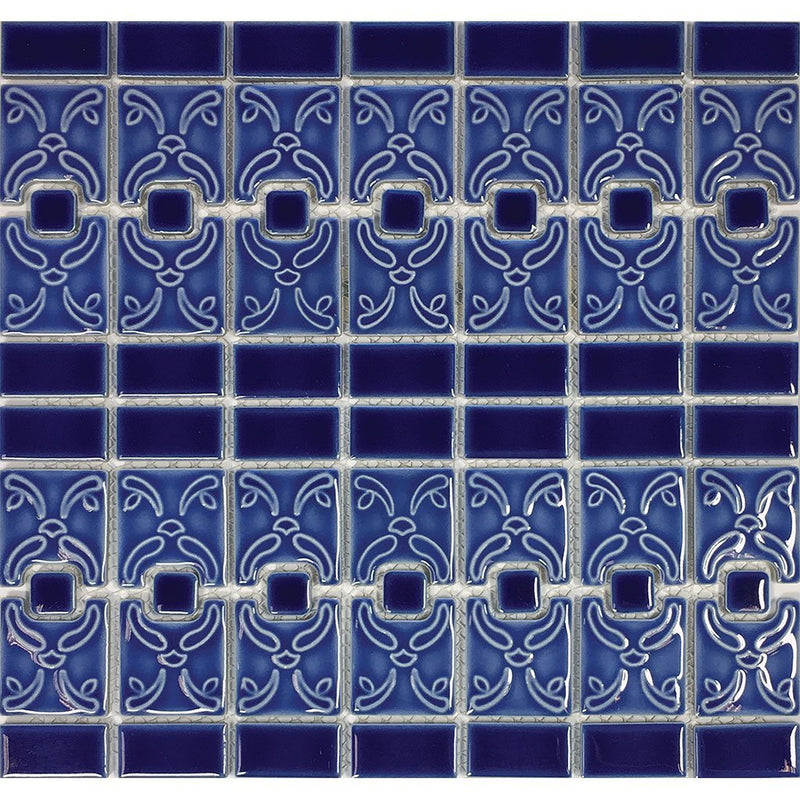 POWPLLC4141PT Aquatica Blueberry, Mosaic - Porcelain Pool Tile