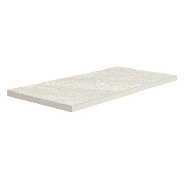 Bianco, 12" x 24" | 2CM Porcelain Pool Coping | U.S. Porcelain Pavers