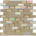 Honeycomb, 1" x 2" Staggered - Glass Tile