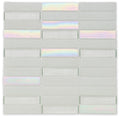 Iceberg, 1" x 4" Stacked - Glass Tile