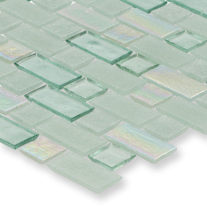 Superior Seagrass Glass Tile by American Glass Mosaics
