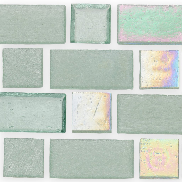 Superior Seagrass Glass Tile by American Glass Mosaics