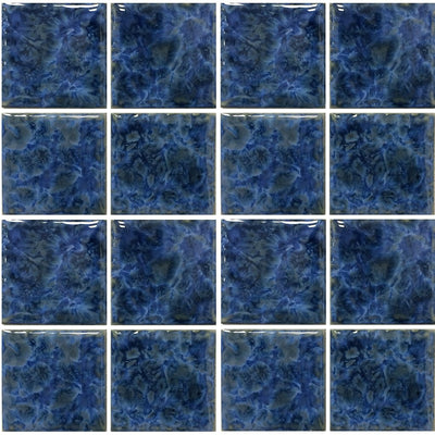 VENIZ-347 - Sea Foam, 3" x 3" - Porcelain Pool Tile - Fujiwa