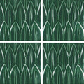 Verde Deco Foglia, 6" x 6" - Porcelain Pool Tile