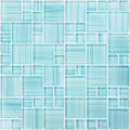 Seafoam Blend, Mixed - Glass Tile