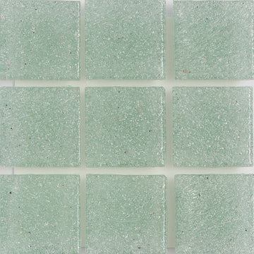 Amazonite Sand 1x1 Glass Tile | E11.376.21S | American Glass Mosaics