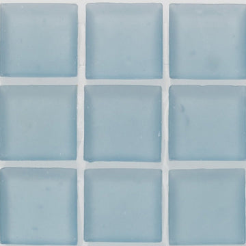 Aquamarine Beach 1x1 Glass Tile | E11.379.08S | American Glass Mosaics