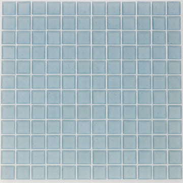 Aquamarine Beach 1x1 Glass Tile | E11.379.08S | American Glass Mosaics
