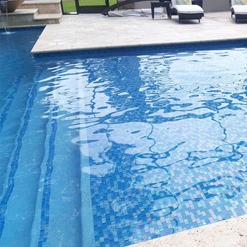 GT82348B12 Azure, 1" x 2" Artistry in Mosaics